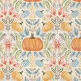 Fall Toile Pumpkins Guest Napkin