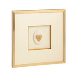Framed Intaglio Heart Wall Art