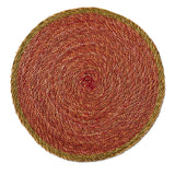 Overstitch Seagrass Placemat Red
