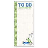 To Do After Needlepoint Skinny Notepad