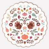 Folk Fall Dinner Plates