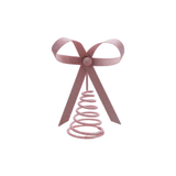 Pink Metal Bow Tree Topper