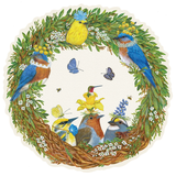 Die Cut Songbird Wreath Placemat