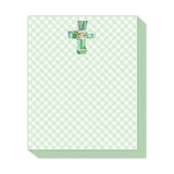 Green Cross on Gingham Short Stack
