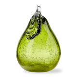 Bubble Glass Pear Decorative Object
