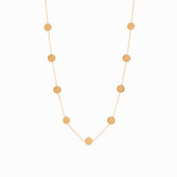 Gold Valencia Delicate Station Necklace