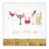 Jingleall Foil Fringe Napkin