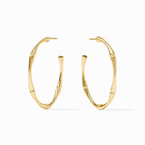 Gold Bamboo Hoop Large
