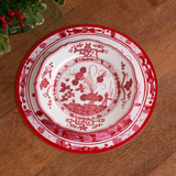 Red Vida Faenza and Cheetah Reversible Round Placemats