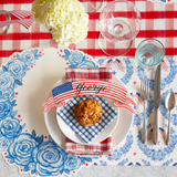 Die-cut American Floral Wreath Placemat
