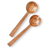 Carved Handle Serving Utensil