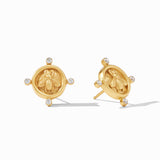 Cubic Zirconia Bee Cameo Stud