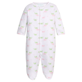 Pink Whales Printed Footie
