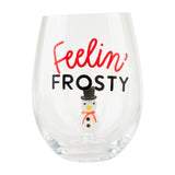 Christmas Icon Wine Glasses