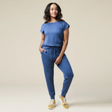 Pure Dream Short Raglan Indigo Crew Neck Jogger Set