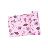 Game Day Pink Swaddle Blanket
