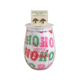 Holiday Wine, Earring & Sock Sets