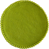 Spring Green Pom Pom Felt Placemat