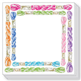 Colorful Thread Short Block Notepad