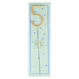 Gold Sparkler Number Candle