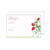 Strawberries Recipe Card 4x6