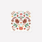 Folk Fall Bev Napkins