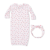 Joli Rosette Kimono Gown & Knot Headband