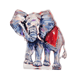 Elephant Acrylic Mascot Ornament