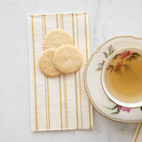 Antique Gold Stripe Guest Napkin