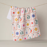 Tile Toss Tea Towel