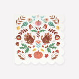 Folk Fall Lunch Napkins