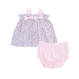 Elizabeth's Garden Top with Bows and Ruffle Leg Bloomer