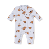 Footballs Playing Football Polo Romper