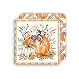 Orange and White Pumpkins Coasters