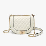 Diana Quilted Push-Lock Crossbody