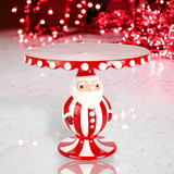 Candy Cane Santa Cake Server