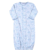 Sisi Blue Toile Ride Converter Gown