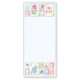 Colorful Mahjong Tiles Skinny Notepad