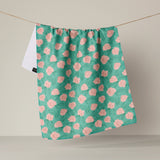 Lucky Bloom Tea Towel - Teal