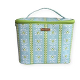 Rosemary Stripe Blue Train Case