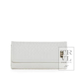 Bridal White Luxe Jewelry Wallet