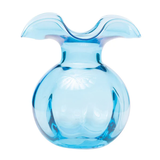 Hibiscus Aqua Fluted Vase Med