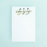 Finches on Branch Notepad