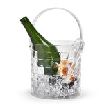 Cube Ice Bucket with Tongs