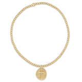 Classic Gold 2mm Bracelet Inspire Small Gold Charm