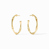 Gold Bamboo Hoop Medium