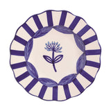 Blue Single Flower Plate