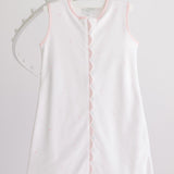 Pink Embroidered Dot Sleep Sack