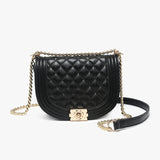 Diana Quilted Push-Lock Crossbody
