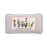 Embellished Smell The Flowers Pillow